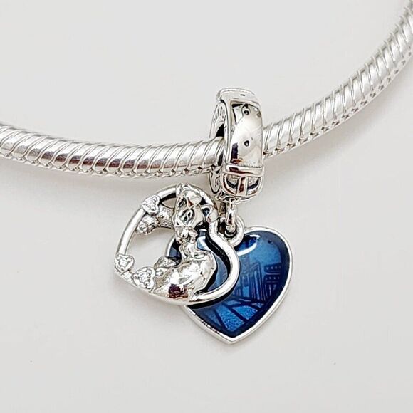Pandora Disney Lady and the Tramp Heart Charm - Picture 2 of 5